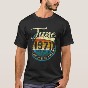 Camiseta Vintage Molesto Junio 1971 50º Regalo De Cumpleaño
