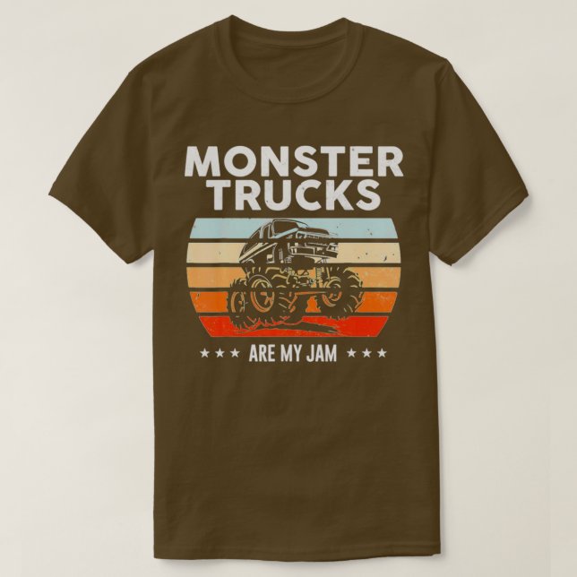 Camiseta Vintage Monster Truck 1 (Diseño del anverso)
