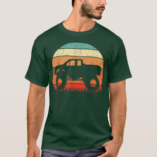 Camiseta Vintage Monster Truck Sunset Style Truck 