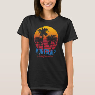 Camiseta Vintage Montclair California Palm Trees Sunset CA