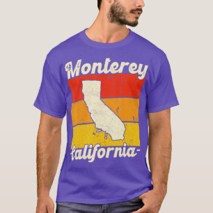 Camiseta Vintage Monterey California Retro Sunset State Ou
