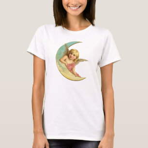 Camiseta Vintage Moon Angel