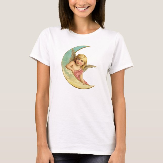Camiseta Vintage Moon Angel (Anverso)
