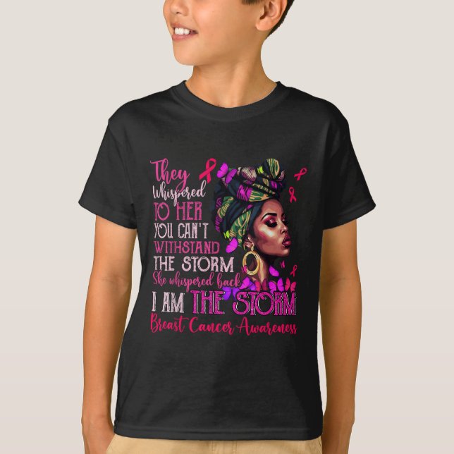 Camiseta Vintage Motivational Suprt Breast Cancer Awareness (Anverso)