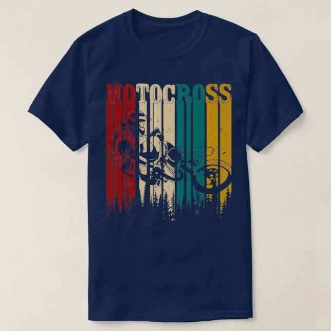 Camiseta Vintage Motocross Mx Supercross  (Diseño del anverso)