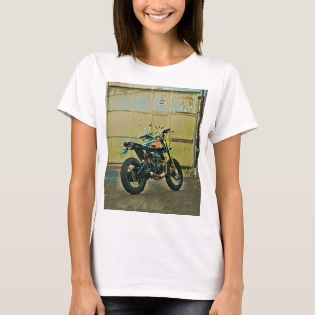 Camiseta Vintage motorcycle art (Anverso)