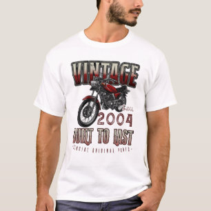 Camiseta Vintage Motorcycle Bikers Motorbike Old Biker Naci