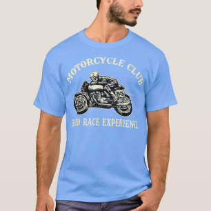 Camiseta Vintage Motorcycle Club Hard Race Experience Biker