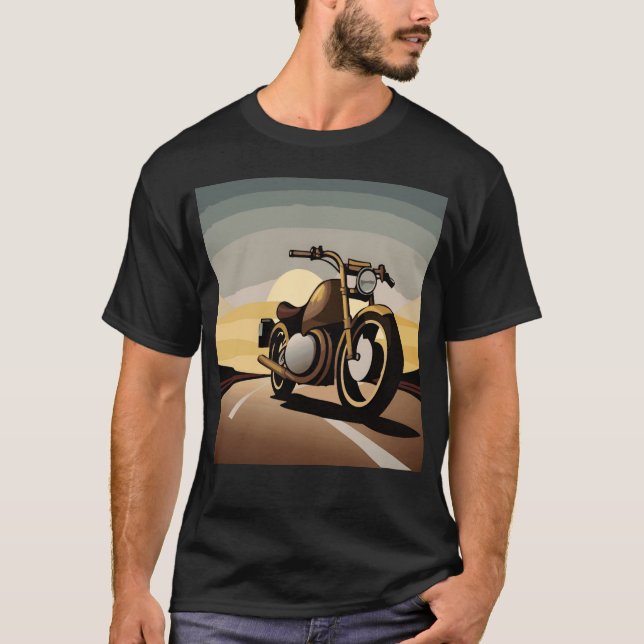 Camiseta Vintage motorcycle lover friends (Anverso)