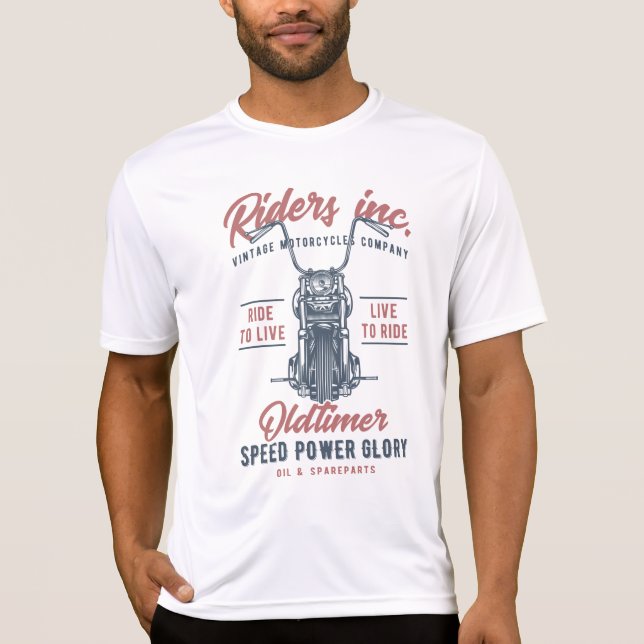 Camiseta Vintage Motorcycle Riders Inc (Anverso)