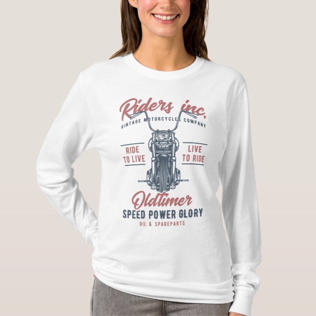 Camiseta Vintage Motorcycle Riders Inc (Anverso)
