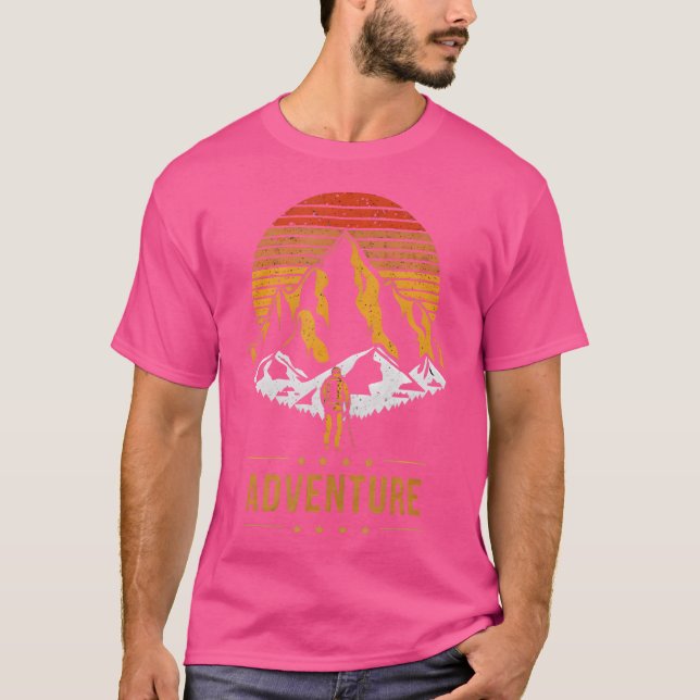 Camiseta Vintage Mountain Senderismo Adventure Retro Suns (Anverso)