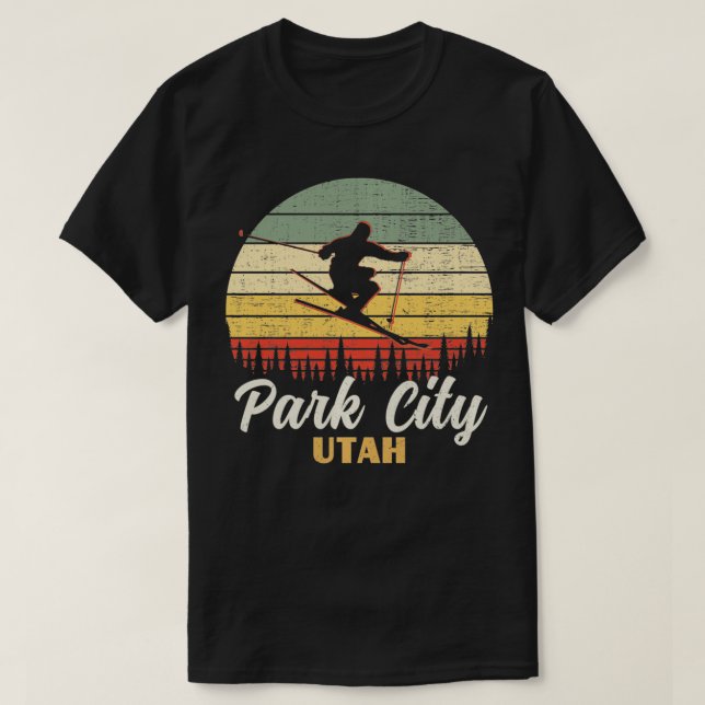Camiseta Vintage Mountain Ski Vacation 1 (Diseño del anverso)