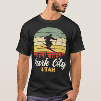 Camiseta Vintage Mountain Ski Vacation 1