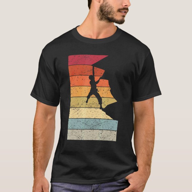 Camiseta Vintage Mountaineer Climbing Bouldering 2 (Anverso)