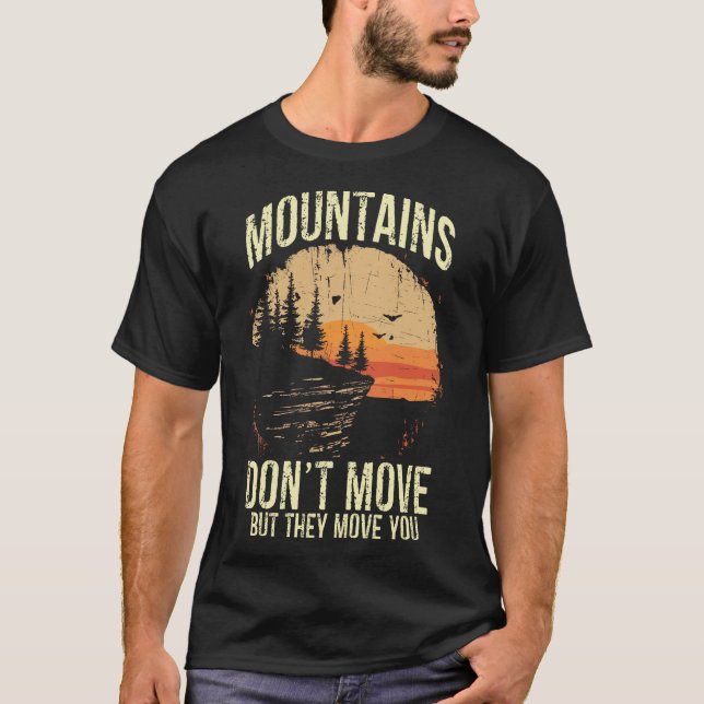 Camiseta Vintage Mountains Retro Adventure (Anverso)