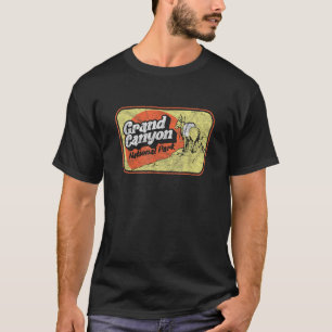 Camiseta Vintage Mule Grand Canyon Parque Nacional Donkey D