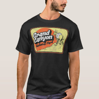 Camiseta Vintage Mule Grand Canyon Parque Nacional Donkey D