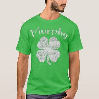 Camiseta Vintage Murphy Irish Shamrock St Pattys Day