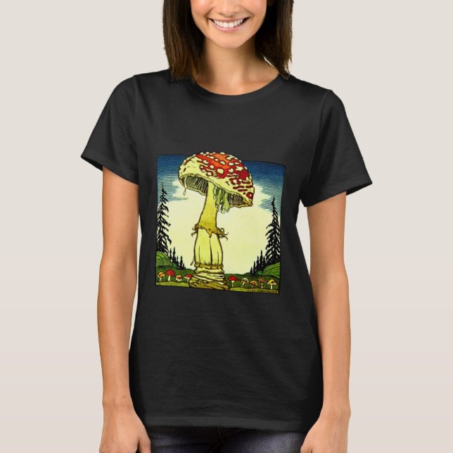 Camiseta Vintage Mushroom Goblincore (Anverso)
