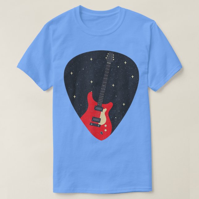 Camiseta Vintage Music Guitar Pick String Instrument3172 (Diseño del anverso)