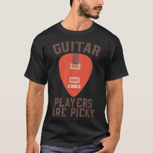 Camiseta Vintage Music Guitar Players Are Picky String Inst