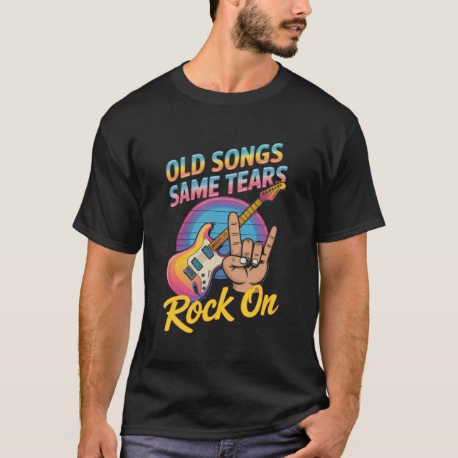 Camiseta Vintage Music Old Songs Same Lears (Anverso)