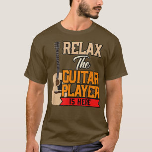 Camiseta Vintage Music Relax Guitar Player String Instrumen