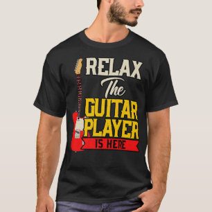 Camiseta Vintage Music Relax Guitar Player String Instrumen