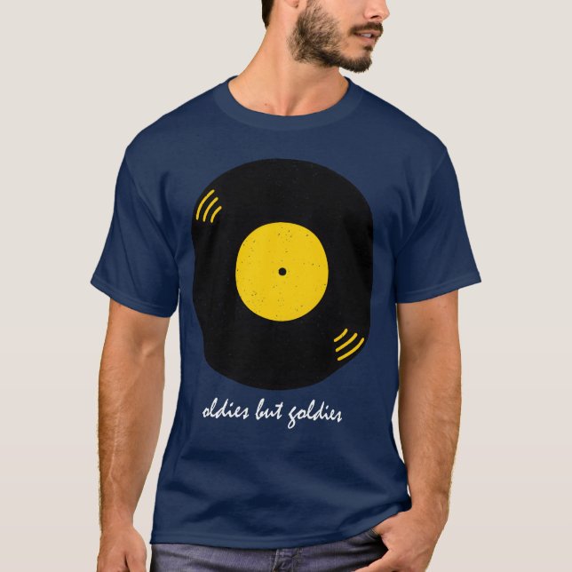 Camiseta Vintage Music Vinyl Retro chica (Anverso)