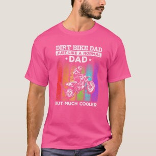 Camiseta Vintage Mx Motocross Dirt Bike Dad Igual Que A Nor