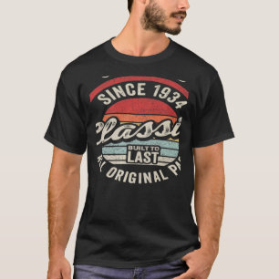 Camiseta Vintage Nacido En 1934 88º Cumpleaños 88 Años 1