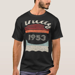 Camiseta Vintage nacido en 1953 69º cumpleaños 69 años