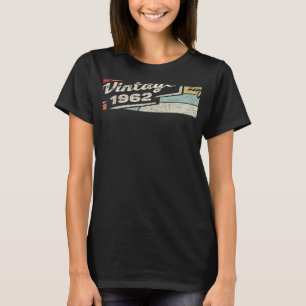 Camiseta Vintage nacido en 1962 60º cumpleaños 60 años 2