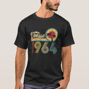 Camiseta Vintage Nacido En 1964 Regalos De Cumpleaños 60 Añ