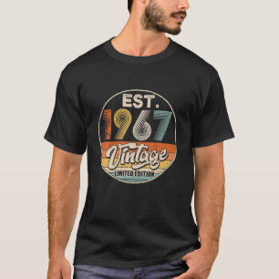 Camiseta Vintage Nacido En 1967 Fiesta De Cumpleaños Boda