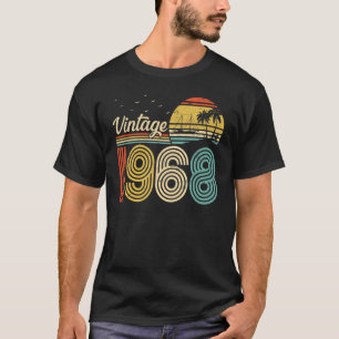 Camiseta Vintage nacido en 1968 Retro 55 años