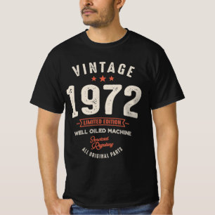 Camiseta Vintage nacido en 1972 - 50º Birthday Retro Classi