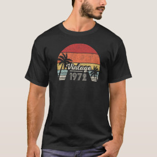 Camiseta Vintage nacido en 1972 50º cumpleaños 50 años