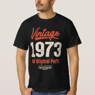 Camiseta Vintage nacido en 1973 - 49th Birthday Retro Class