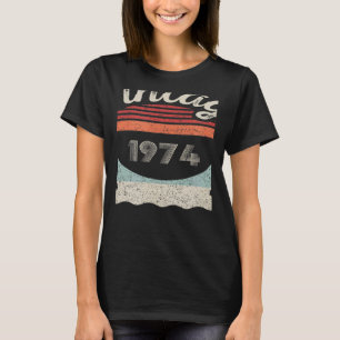 Camiseta Vintage nacido en 1974 48º cumpleaños 48 años
