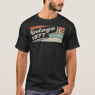 Camiseta Vintage nacido en 1977 45º cumpleaños 45 años