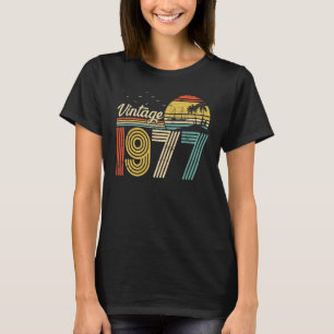 Camiseta Vintage nacido en 1977 46 años Retro 46º nacimient