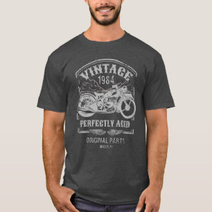 Camiseta Vintage nacido en 1984 en motocicleta, ciclistas C