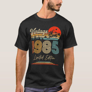 Camiseta Vintage Nacido En 1985 Fiesta Boda A