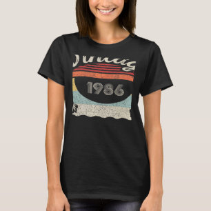 Camiseta Vintage nacido en 1986 36º cumpleaños 36 años