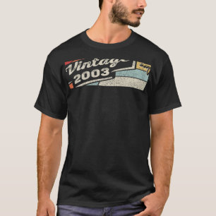 Camiseta Vintage nacido en 2003 19º cumpleaños 19 años 2