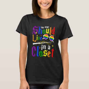 Camiseta Vintage Nadie Debería Vivir En Un Gay Lgbtq De Clo