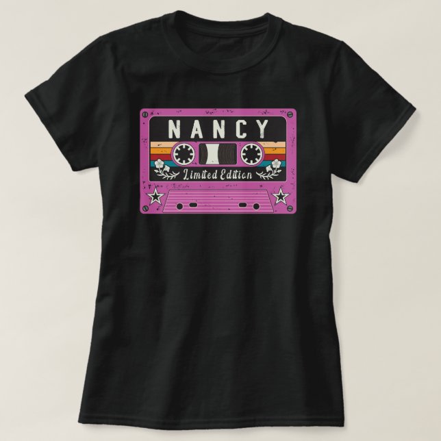 Camiseta Vintage Nancy Name T-Shirt (Diseño del anverso)