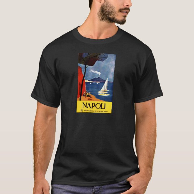 Camiseta Vintage Napoli Travel Love Romance (Anverso)
